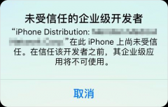 通易付＂未受信任的企业级开发者＂的解决办法